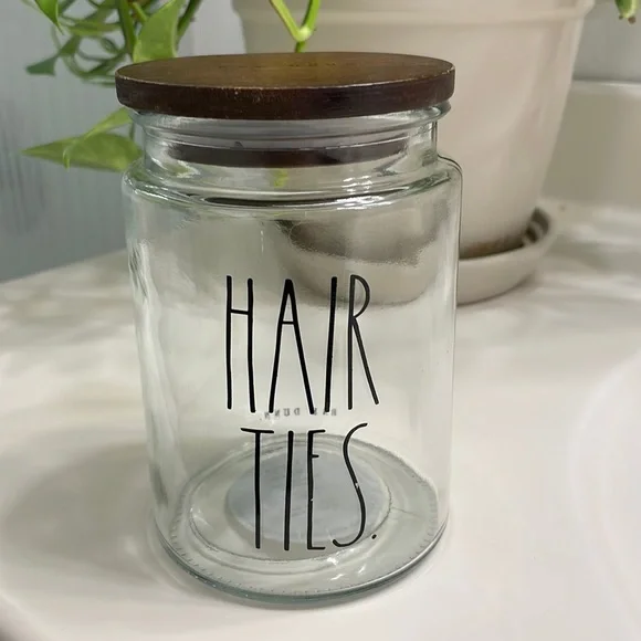 Storage & Organization | Rae Dunn Hair Ties Glass Container  display picture 3